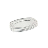 Aluminium Oval Platter Tray 6586 14inch Silver